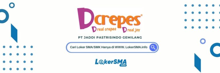 Loker SMA/SMK Dcrepes Jabodetabek