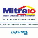 PT Catur Mitra Sejati Sentosa (Mitra10) merupakan anak usaha dari PT Catur Sentosa Adiprana (CSA), adalah ritel modern pertama yang melahirkan konsep belanja bahan bangunan dan perlengkapan rumah dalam satu atap di Indonesia. Pada awal berdirinya, tahun 1997-1998, Mitra10 membuka 10 supermarket di area Jabodetabek. Selanjutnya, dengan ekspansi bisnis yang agresif, total toko Mitra10 hingga saat ini sudah mencapai 34 toko, yang tersebar di Jabodetabek, Cibarusah Cikarang, Karawang, Cirebon, Yogyakarta, Solo, Sidoarjo, Surabaya, Bali, Lampung, Palembang, Medan, Batam, dan Makassar. Mitra10 juga akan hadir di sejumlah lokasi strategis lainnya. Perluasan sayap bisnis akan terus berlanjut dengan target bisa mencapai total 50 toko dalam dua tahun ke depan di Indonesia. Berikut ini informasi mengenai posisi yang sedang dibuka, kualifikasi pelamar, dan tatacara pendaftaran. Silahkan baca dengan teliti, dan pastikan sebelum mendaftar anda memenuhi kualifikasi yang dibutuhkan perusahaan, serta mempersiapkan berkas lamaran yang dibutuhkan dalam proses seleksi. Customer Service Staff Kualifikasi : Laki-laki/Perempuan Berusia maksimal 28 tahun Pendidikan minimal SMA/SMK Sederajat Mampu mengoperasikan komputer (MS office) Memiliki pengalaman minimal 1 tahun dibidang yang sama lebih disukai Ramah & komunikatif Teliti, gesit, dan cekatan Bersedia bekerja shift Sudah vaksin min dosis ke 2 Penempatan di Mitra10 Pasar Baru & Pondok Aren Lowongan Kerja Mitra10 Tangerang
