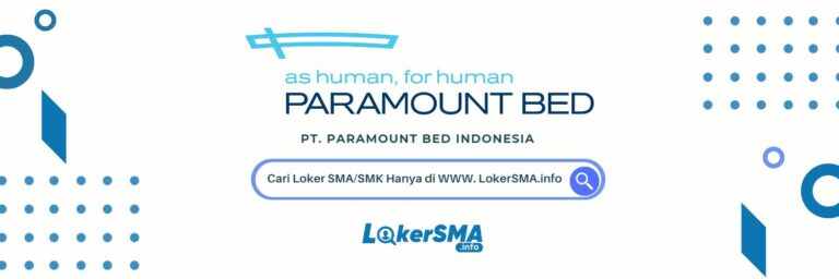 Lowongan Kerja PT Paramount Bed Indonesia