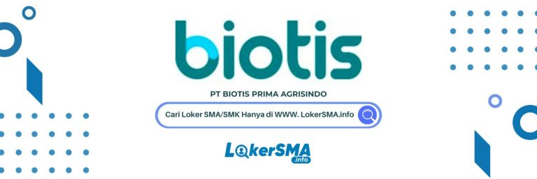 Lowongan Kerja PT Biotis Prima Agrisindo