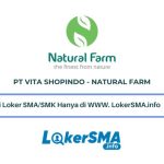 Lowongan Kerja PT Vita Shopindo - Natural Farm