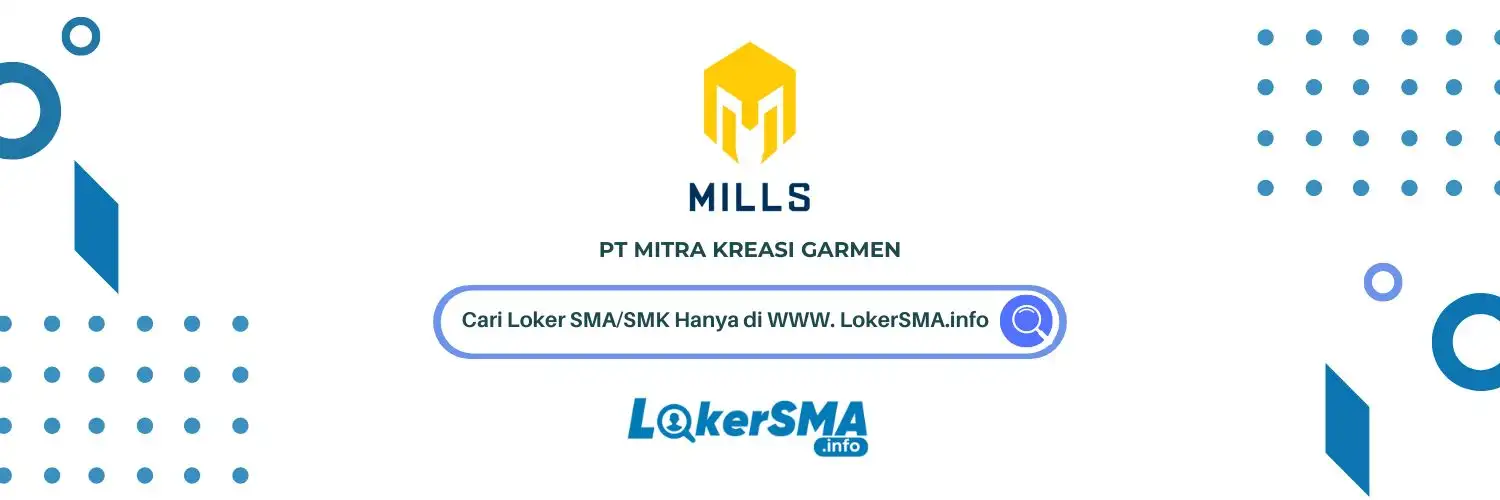 Lowongan Kerja Sales Associate MILLS Jabodetabek