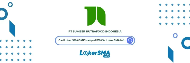 Lowongan Kerja PT Sumber Nutrafood Indonesia