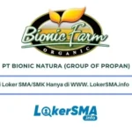 Lowongan Operator Produksi PT Bionic Natura Tangerang