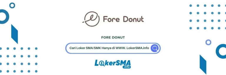 Lowongan Kerja Server Baker Fore Donut