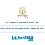 Loker PT Cahaya Jakarta Pabrik Cikarang